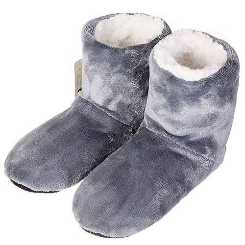 Chaussures Chaudes D'hiver Pour Hommes Et Femmes, Bottes D'intérieur En Peluche Fond Souple