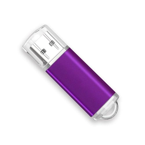 Clés USB 4 Go 8 Go 16 Go 32 Go 64 Go 128 Mo 1 Go 2 Go,50 pièces,prix bas - Type Purple-50PCS-128MB X50PCS #B