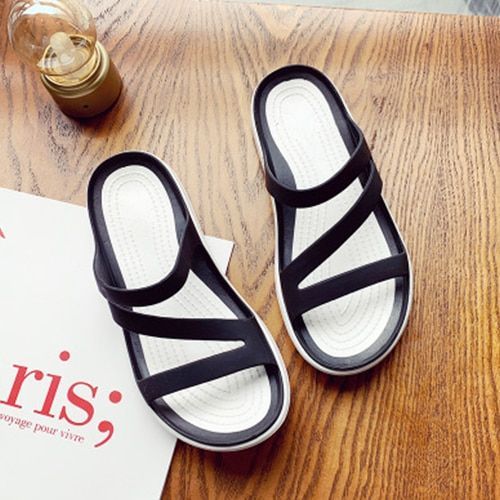 Chaussures De Gelée Pour Femmes, Pantoufles D'intérieur, Plates, Antidérapantes, De Plage, Confortables,té, 2020