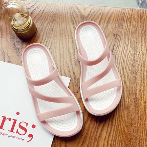 Chaussures De Gelée Pour Femmes, Pantoufles D'intérieur, Plates, Antidérapantes, De Plage, Confortables,té, 2020