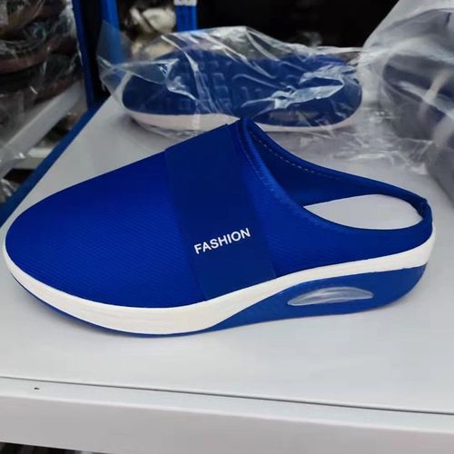 Chaussures De Marche Orthopédiques Pour Femmes, Pantoufles Ajourées Coussin D'air, Enfiler, Pour Diabétiques, Diapositives En Maille Respirante