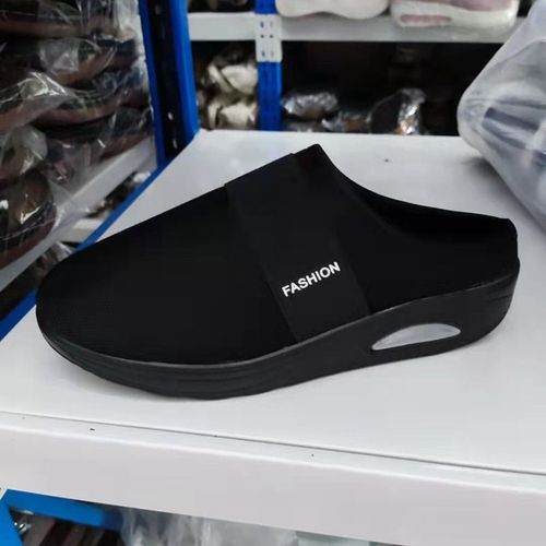Chaussures De Marche Orthopédiques Pour Femmes, Pantoufles Ajourées Coussin D'air, Enfiler, Pour Diabétiques, Diapositives En Maille Respirante