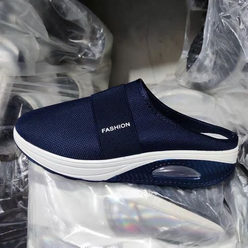 Chaussures De Marche Orthopédiques Pour Femmes, Pantoufles Ajourées Coussin D'air, Enfiler, Pour Diabétiques, Diapositives En Maille Respirante