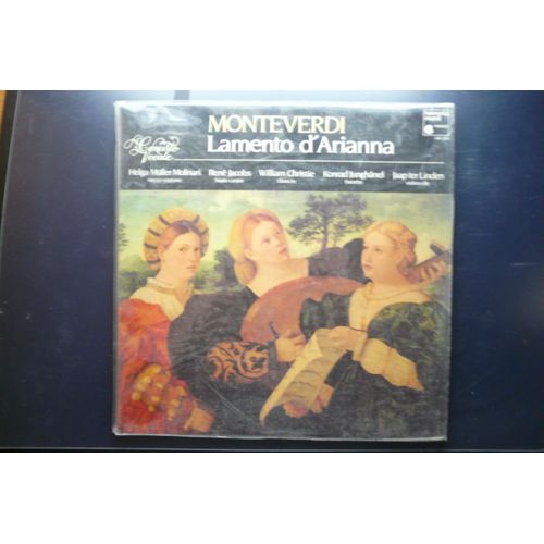 Monteverdi Lamento D'arianna - Helga Muller Rene Jacobs William Christie - Harmonia Mundi