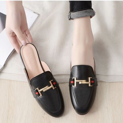 Chaussures De Styliste Pour Femmes, Pantoufles Carrées Plateforme Extérieure, Mules Zapatos De Mujer, Printemps