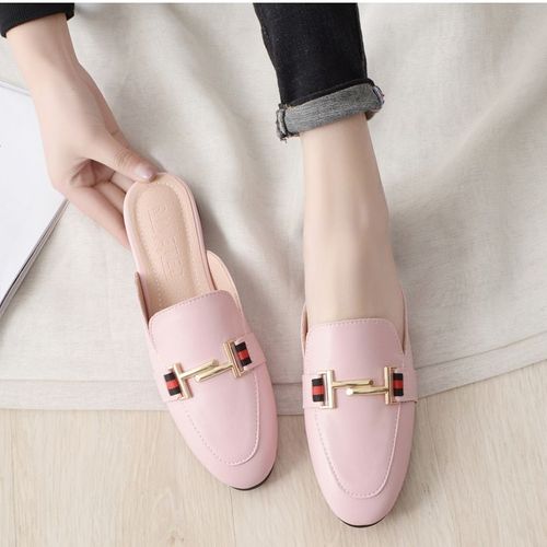 Chaussures De Styliste Pour Femmes, Pantoufles Carrées Plateforme Extérieure, Mules Zapatos De Mujer, Printemps