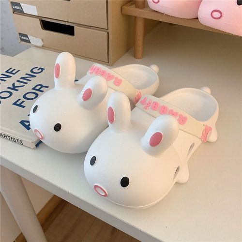 Chaussures Pour Femmes, Pantoufles Trous D'animaux De Dessin Animé Kawaii, Pantoufles De Massage En Pvc, Sandales Plateforme,