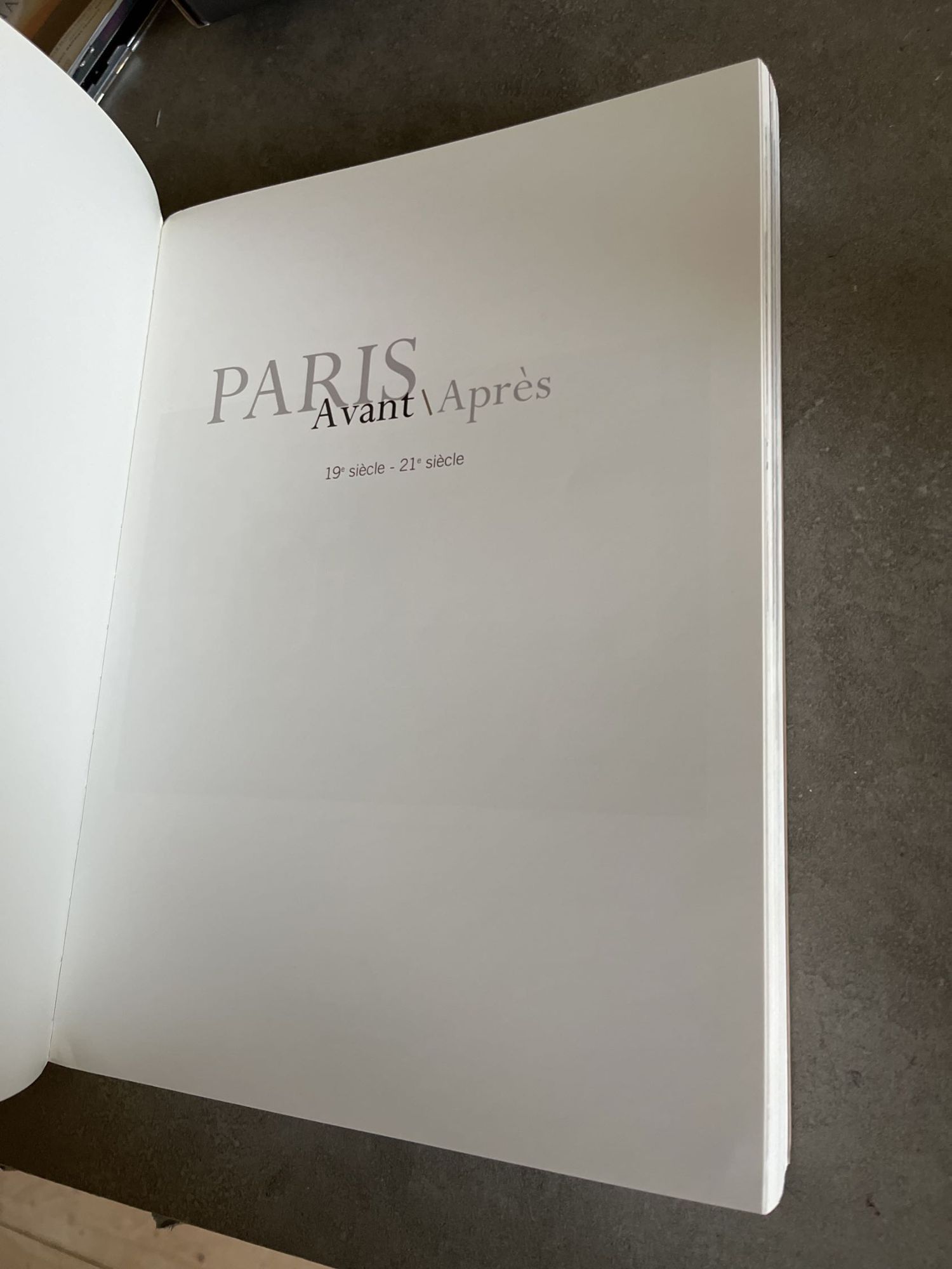Paris, Avant / Après - 19e Siècle / 21e Siècle | Rakuten