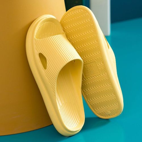 Nouvelles Pantoufles Fondpais Pour Femmes, Pantoufles D'intérieur Pour Couples, Salle De Bain, Maison, Pantoufles Souples, Chaussures Plates, Sandales Coulissantes