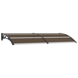 Vidaxl Auvent De Porte Noir 240 X 100 Cm Pc