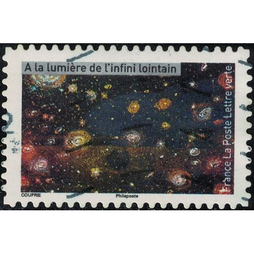 France 2021 Oblitéré Used Tutoyer Les Étoiles A La Lumière De L'infini Lointain Su