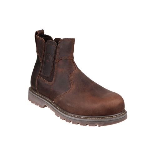 Amblers Hommes Alers Fs165 Chaussures De Sécurité Imperméables Bottes Travail Brun 48