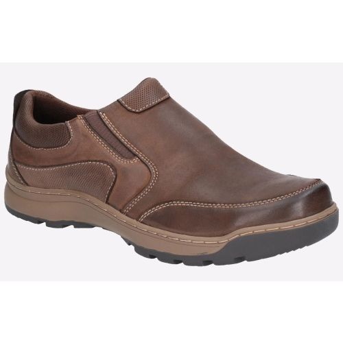 Hush Puppies Jasper Chaussures De Ville Mocassins Slip On Mousse Mémoire Brun