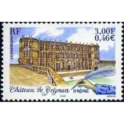 1 Timbre France 2001, Neuf - Château De Grignan (Drôme)- Yt 3415