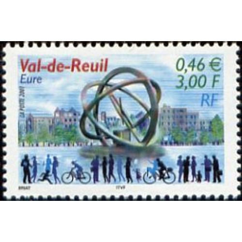 1 Timbre France 2001, Neuf - Val-De-Reuil (Eure) - Yt 3427