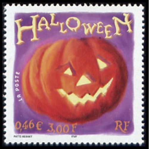 1 Timbre France 2001, Neuf -Halloween - Yt 3428