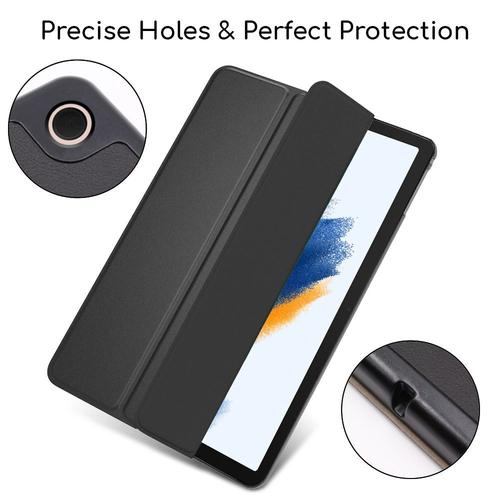 Noir CACOE Étui pour Samsung Galaxy Tab A8 10.5 2021 Tablette SM-X205/ ​X200 Ultra Mince Arrière Hard Shell Translucide Coque de Protection 