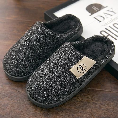 Chaussure Femme Pantoufles Hiver Chaudes D'hiver En Fausse Fourrure Pour Hommes Et Femmes, Diapositives En Peluche Pour Couple, Garçons Et Filles, Chaussures De Maison En Coton, Talon Plat, Chambre Coucher Intérieure