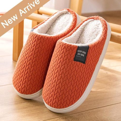 Chaussure Femme Pantoufles Hiver Chaudes D'hiver En Fausse Fourrure Pour Hommes Et Femmes, Diapositives En Peluche Pour Couple, Garçons Et Filles, Chaussures De Maison En Coton, Talon Plat, Chambre Coucher Intérieure