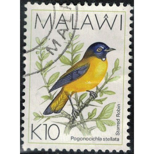 Malawi 1994 Oblitéré Used Oiseau Bird Pogonocichla Stellata Rougegorge Étoilé Su