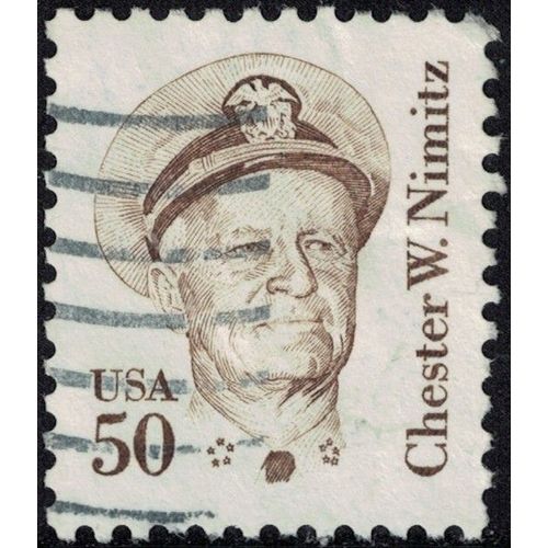 Etats Unis 1985 Oblitéré Used Chester W. Nimitz Militaire Y&t 1561 Su