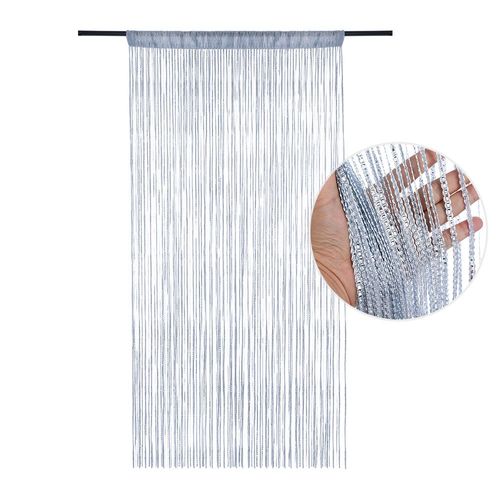 Rideau De Chaîne De Porte Perlé,Ligne Flash,Gland Brillant,Rideau De Synchronisation,Salon,Porte D'entrée,Décoration De Mariage