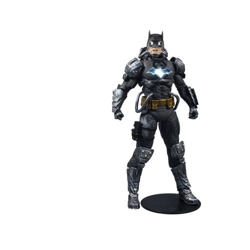 Dc Comics - Figurine Dc Multiverse Batman Hazmat Suit Gold Label Light Up Batman Symbol 18 Cm