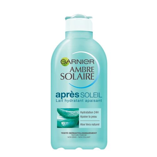 Ambre Solaire Après Soleil - Garnier - Lait Hydratant Après Soleil À L'aloe Vera 