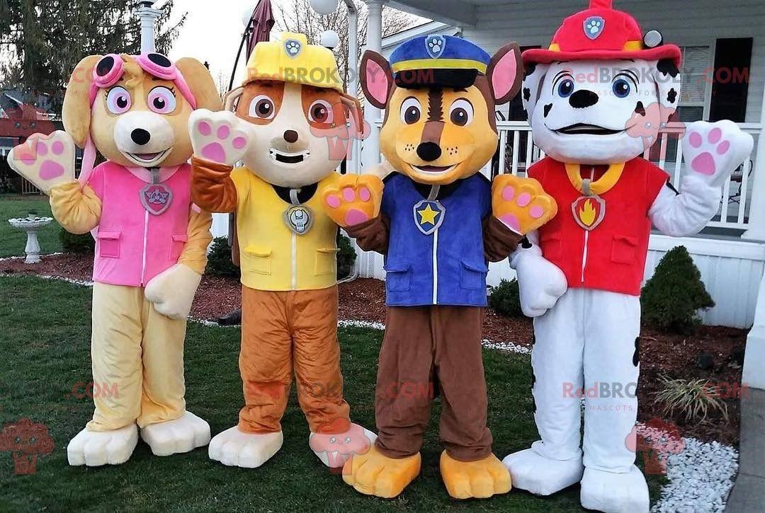 Mascotte du célèbre chien du dessin animé Paw Patrol - Costume  Redbrokoly.com personnalisable - Cdiscount Jeux - Jouets