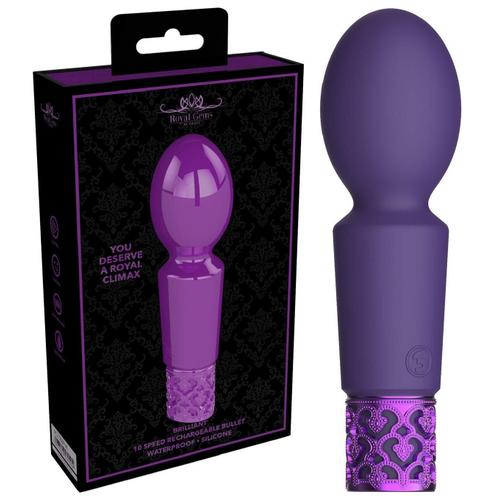 Vibromasseur Clitoridien Rechargeable Brilliant Violet