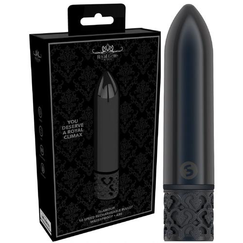 Vibromasseur Rechargeable Compact Glamour Noir