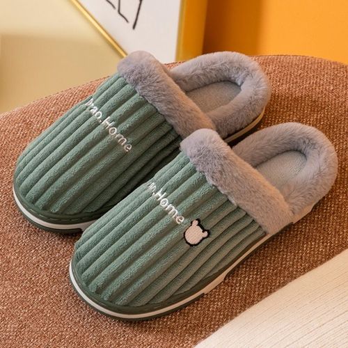 Chaussures D'intérieur Plateforme En Peluche Pour Homme Et Femme, Baskets Chaudes Pour La Chambre Coucher, Collection Hiver