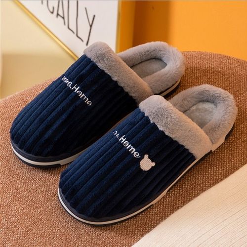 Chaussures D'intérieur Plateforme En Peluche Pour Homme Et Femme, Baskets Chaudes Pour La Chambre Coucher, Collection Hiver
