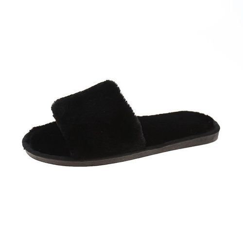 Chaussures En Peluche Pour Femmes, Style Européen Et Américain, Pantoufles D'intérieur En Coton Pour Couple, Mode Automne Et Hiver,