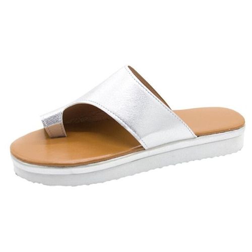 Chaussures En Simili-cuir Pour Femme, Semelles Plates Confortables, Souples Décontractées, Correction Orthopédique Du Gros Orteil