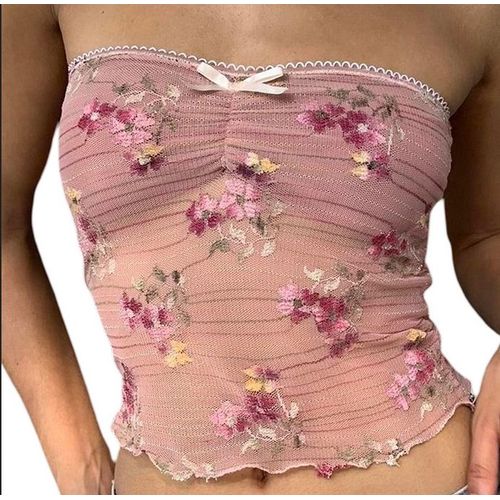 Corset Bustier Sans Bretelles Pour Femme,Haut Bustier Sexy,Coupe Couvertes,Blanc Cassé,Débardeurs Initiés,Vêtements D'été