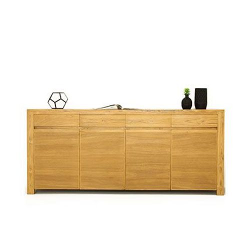 Buffet 4 Portes Et 4 Tiroirs En Teck Naturel - Jepara