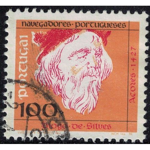 Portugal 1990 Oblitéré Used Navigateurs Portugais Diogo De Silves Y&t Pt 1797 Su