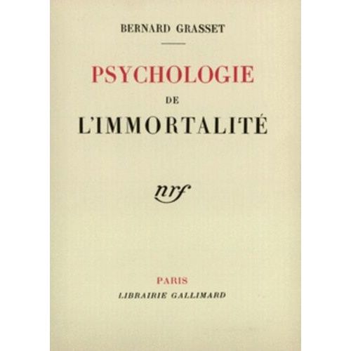 Psychologie De L'immortalité