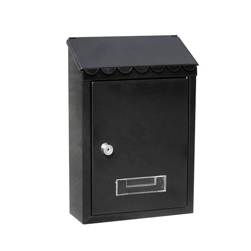 Boîte aux lettres acier standard noire