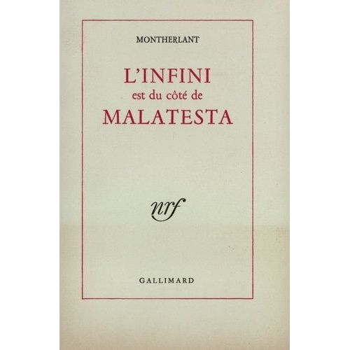 L'infini Est Du Côté Des Malates