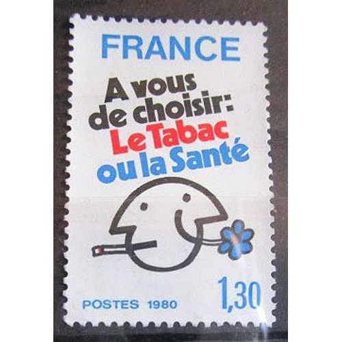1980. F2080: Lutte Contre Le Tabagisme.