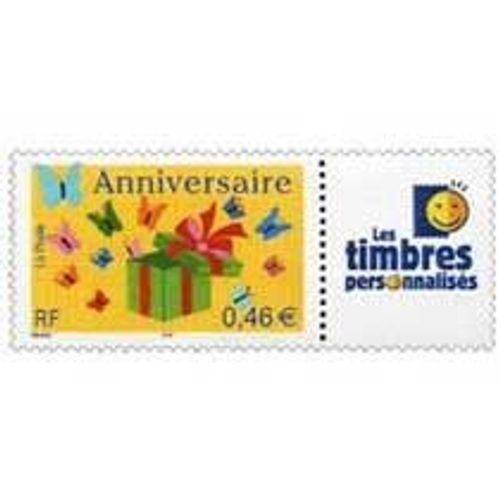 1 Timbre France Personnalisé 2002, Neuf - Anniversaire - Yt 3480a Tp