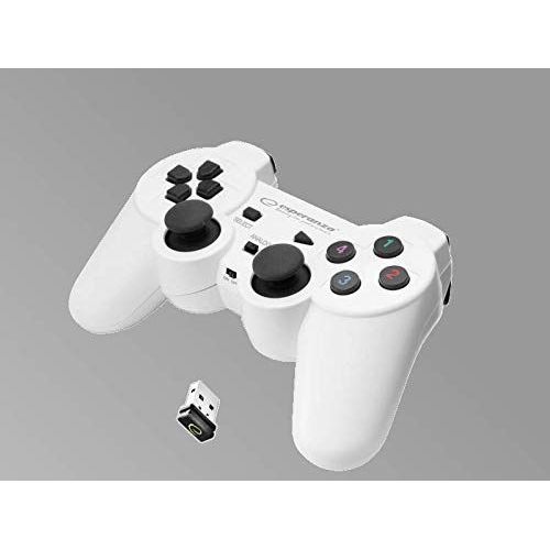 Manette De Jeu Sans Fil Esperanza Corsair Eg106 (Blanc)