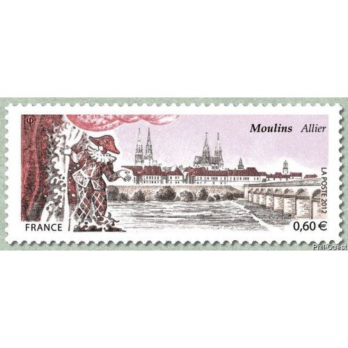 Timbre De 2012 Moulins - Allier - Yvert & Tellier N° 4636