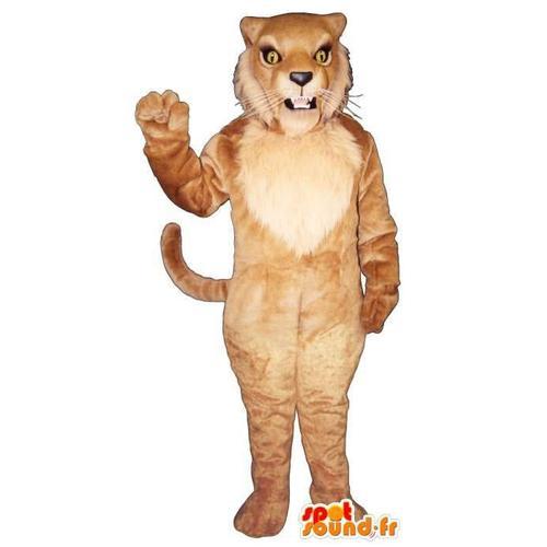 Costume SpotSound Cdiscount - Taille L - personnalisable de tigre marron,  de lion.