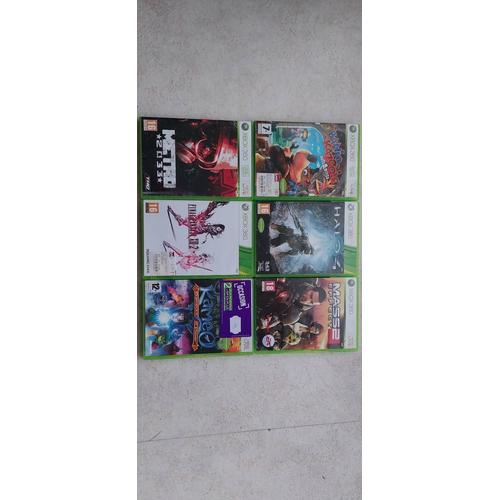 Lot De 6 Jeux Xbox 360: Halo 4, Mass Effect 2...