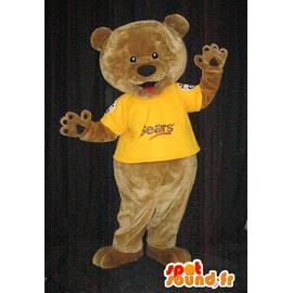 Deguisement Mascotte d'ours Teddy Costume avec chemise