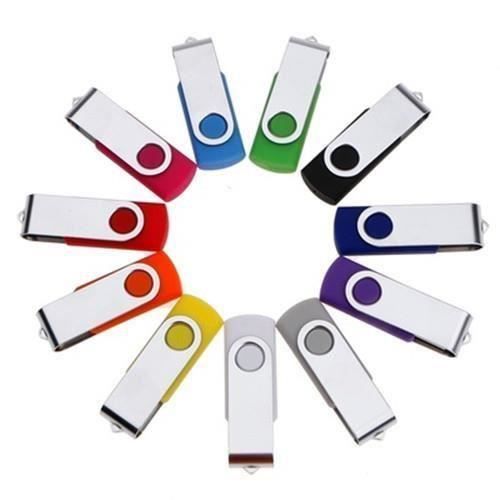 Clé USB 128Go - métal réglable vert