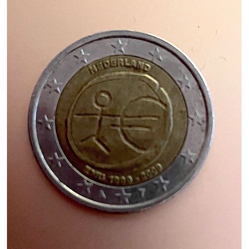 Piece De 2 Euros Rare,Bonhomme Uem 1999-2009